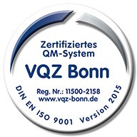 VQZ Bonn DIN EN ISO 9001 2015